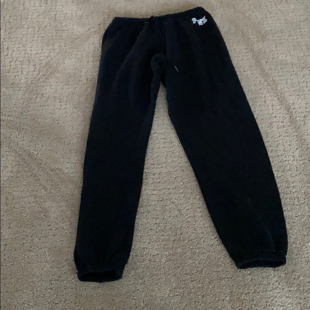 Pink black joggers